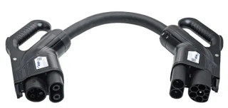 Adapter for electric cars AK-EC-17 CCS2 / CCS1 150kW 150A 0.3m