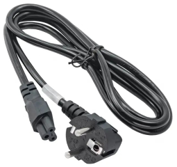 Clover Power Cable Akyga AK-NB-01C CU 3x0.75mm? CEE 7/7 / IEC C5 1.5 m