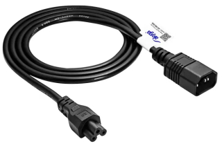 Clover Power Cable Akyga AK-NB-09A CCA 3x0.5mm? IEC C5 / IEC C14 1.5 m