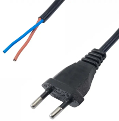 Open Tip Power Cable Akyga AK-OT-05A CU 2x0.75mm? CEE 7/16 1.5 m