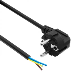 Open Tip Power Cable Akyga AK-OT-01C CU 3x0.75mm? CEE 7/7 1.5 m