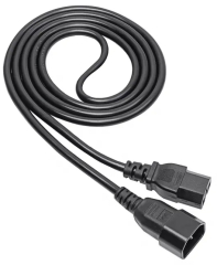 Server Extension Power Cable Akyga AK-UP-06 CU 3x1mm? IEC C14 / IEC C15 1.8 m