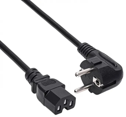 Server Power Cable Akyga AK-UP-08 CU 3x1mm? CEE 7/7 / IEC C15 1.8m