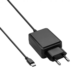 Universal power adapter Akyga AK-TB-16 5.0V / 3.0A 15W USB type C 1.0m