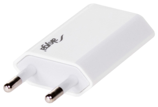 Wall charger Akyga AK-CH-03WH 5W USB-A 5V / 1A white
