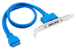 ATX Slot cover Akyga AK-CA-47 2x USB 3.0