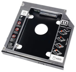 Hard disk frame Akyga AK-CA-56 HDD 2.5" in place of DVD Slim 9.5mm
