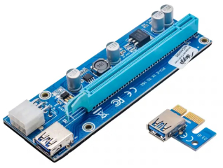 Riser Akyga AK-CA-64 PCI-E 1x - 16x USB 3.0