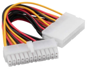 Adapter with cable Akyga AK-CA-66 20 pin (f) / P1 20+4 pin (m) 15cm