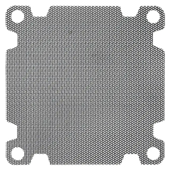 Antidust filter for computer cases 12cm fans Akyga AK-CA-71
