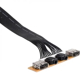 Case I/O panel audio ATX Akyga AK-CA-85 2x USB 2.0 78m