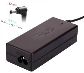 Notebook power supply Akyga AK-ND-01 19V / 3.42A 65W 5.5 x 2.5 mm ASUS / TOSHIBA / LENOVO 1.2m
