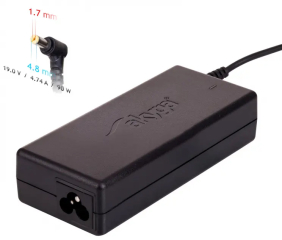 Notebook power supply Akyga AK-ND-08 19V / 4.74A 90W 4.8 x 1.7 mm HP 1.2m