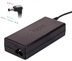 Notebook power supply Akyga AK-ND-10 19V / 4.74A 90W 5.5 x 2.5 mm ASUS / TOSHIBA / LENOVO 1.2m
