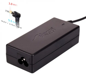 Notebook power supply Akyga AK-ND-13 19V / 3.16A 60W 5.5 x 3.0 mm + pin SAMSUNG 1.2m