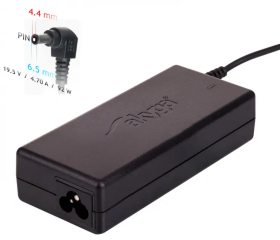 Notebook power supply Akyga AK-ND-20 19.5V / 4.7A 92W 6.5 x 4.4 mm + pin SONY 1.2m