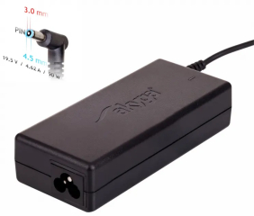 Notebook power supply Akyga AK-ND-26 19.5V / 4.62A 90W 4.5 x 3.0 mm + pin HP 1.2m