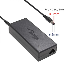 Notebook power supply Akyga AK-ND-27 19V / 4.74A 90W 5.5 x 3.0 mm + pin SAMSUNG 1.2m