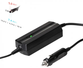 Car notebook power supply Akyga AK-ND-32 19V / 4.74A 90W 7.4 x 5.0 mm + pin HP 1.2m