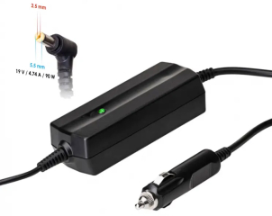 Car notebook power supply Akyga AK-ND-36 19V / 4.74A 90W 5.5 x 2.5 mm ASUS / TOSHIBA 1.2m