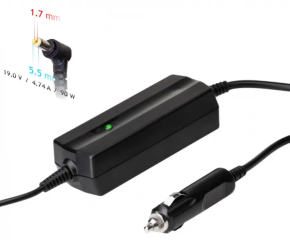 Car notebook power supply Akyga AK-ND-43 19V / 4.74A 90W 5.5 x 1.7mm ACER 1.2m