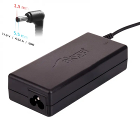 Notebook power supply Akyga AK-ND-72 19V / 4.22A 80W 5.5 x 2.5 mm TOSHIBA / ZEBRA 1.2m