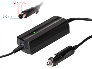 Car notebook power supply Akyga AK-ND-75 19.5V /2.31A 45W 4.5 x 3.0 mm + pin DELL 1.2m
