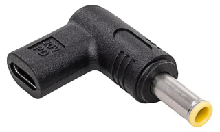 Plug for Universal Notebook Adapter Akyga AK-ND-C16 USB-C / 5.5 x 3.0 mm + pin