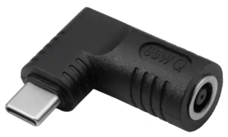 Plug for Notebook Adapter Akyga AK-ND-D16 65 W 6.0 x 3.7 mm / USB-C