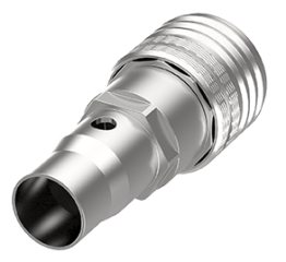 M12A Plug; Female; 4Pin push-pull; For Cable; A Code; for overmolding