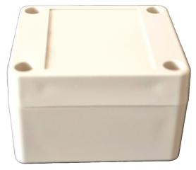 Low cost sealed enclosures, ABS, Grey body, Grey lid, 65x60x40mm