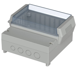 RCP 1600 REGLO-CARD PLUS, ABS; With Clear Lid, Hinge + Snap-Lock
