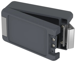 Bocube Alu Enclosure; 159x86x60mm; Graphite Grey, similar to RAL 7024; Recessed Keypad Area; IP66/68-69; IK 07/08