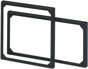 UNINORM front frame with screw covers for NGS 74, snaps firmly on