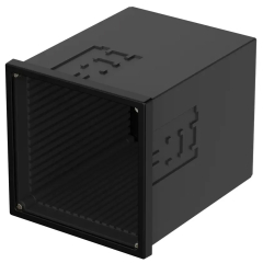 UNINORM Control Panel Mounting Enclosure; 128x104x99mm; Black similar to RAL 9005