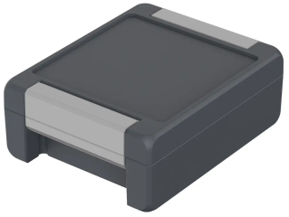 BA 141306 F Bocube Alu enclosure 7024, 170x135x76mm, Recessed keypad area, Graphite grey similar to RAL 7024