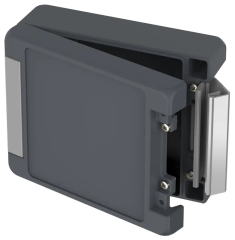 BA 141306 F Bocube Alu enclosure 7024, 170x135x76mm, Recessed keypad area, Graphite grey similar to RAL 7024