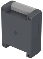 BA 141306 F Bocube Alu enclosure 7024, 170x135x76mm, Recessed keypad area, Graphite grey similar to RAL 7024