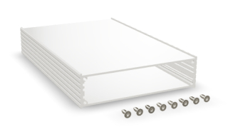 F 1028-160 Filotec Profile 160 mm; Aluminum anodised; Srews included