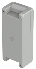 BA 180806 F Sil Bocube Alu enclosure 7035, 199x86x60mm, Recessed keypad area, Silicon seal, Light grey similar to RAL 7035
