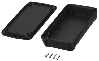 BOP 700-9005 Bopad enclosure; 165x90x34mm; ABS, black similar to RAL 9005