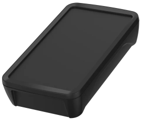 BOP 700 BE-9005 Bopad enclosure; 165x90x34mm; battery compartment for 4 AA; ABS, black similar to RAL 9005