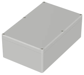 ET 240 Euromas II enclosure 7035; ABS; 261x165x99mm; Light Grey similar to RAL 7035