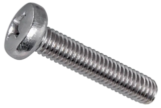 Болт: M3x12; Чело: полукръгла; Phillips; PH1; DIN 7985A; ISO 7045