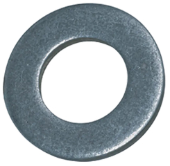 Шайба; кръгла; M3; D=7mm; h=0,5mm; стомана; Покритие: цинк; DIN 125A