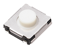 Tactile Switch SPST-NO Top Actuated SMD 4P J-Lead 6.5x6mm 160gf