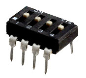 SWITCH SLIDE DIP SPST 0.1A 20V