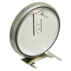 Lithium Coin Battery (Button Cell); 3.0V; PCB Mount, 3-pin, Horizontal