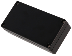 Watertight Polycarbonate Miniature Enclosure; 50x100x24mm; IP68; Black