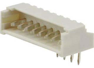PicoBlade Wire-to-Board Male Header, Right Angle, 1x4, P1.25mm, TH, 1.0A, 125V